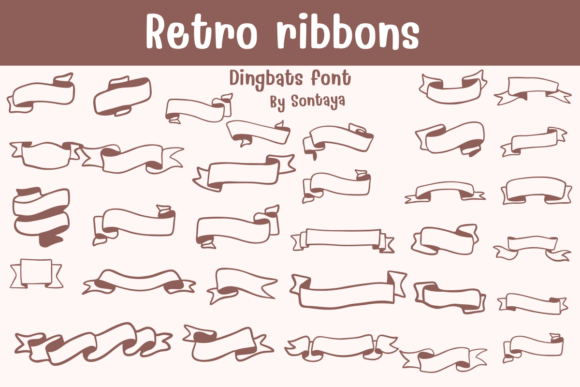 Download Retro Ribbons - Premium Resources